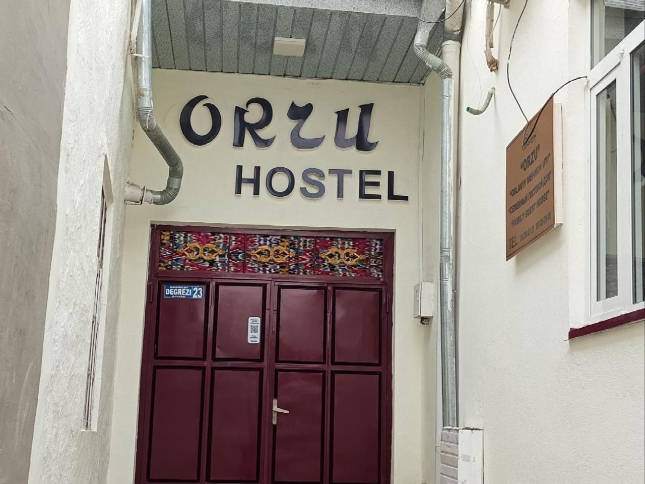 Orzu Guest House Bukhara Exterior foto